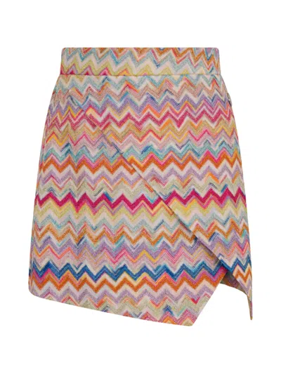 Missoni Kids' Zigzag Skirt In Multi