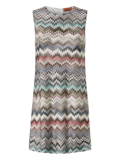 MISSONI ZIGZAG SLEEVELESS DRESS