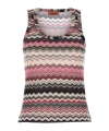 Missoni Multicolor Top With Pink And Black Design In Multicolor