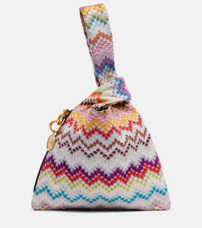 Missoni Zigzag Small Jacquard Top-handle Bag In Multi