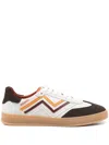 Missoni Sneakers With Raised Zig Zag In Multi