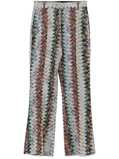 MISSONI ZIGZAG STRAIGHT TROUSERS