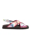 Missoni Allan Zigzag Sandals In Multi