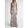 Missoni Zigzag Stripe Knit Maxi Dress