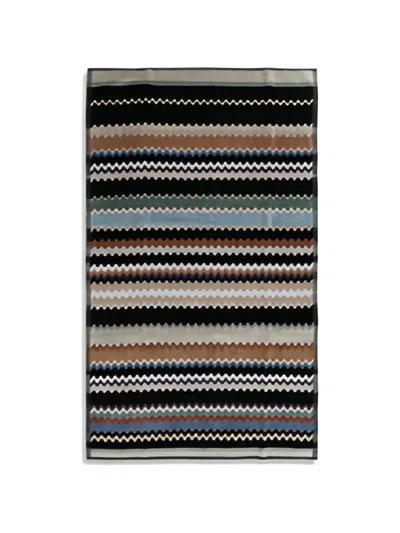 Missoni Zig-zag Striped Towel In Multi