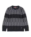 Missoni Zigzag Sweater In Black