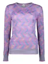 Missoni Zigzag Sweater In Purple