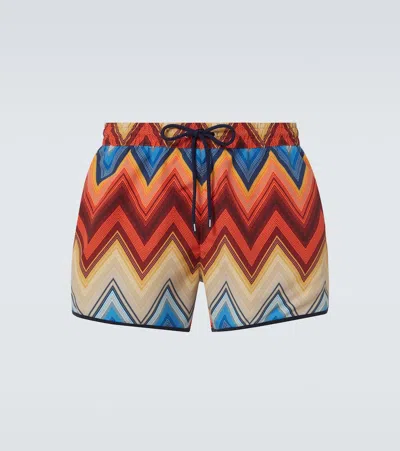 MISSONI ZIGZAG SWIM SHORTS