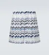 Missoni Zigzag Swim Trunks In Multi