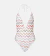 Missoni Multicolor Zigzag Swimsuit In Multicolor