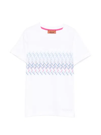 Missoni Zigzag T-shirt In White