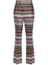 Missoni Zigzag Tailored Trousers In Black