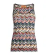 Missoni Zigzag Tank Top In Multi