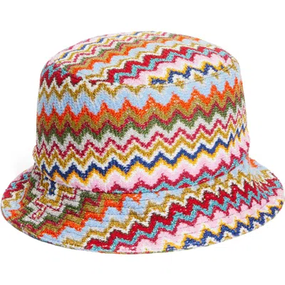 Missoni Zigzag Terry Cloth Bucket Hat In Multi
