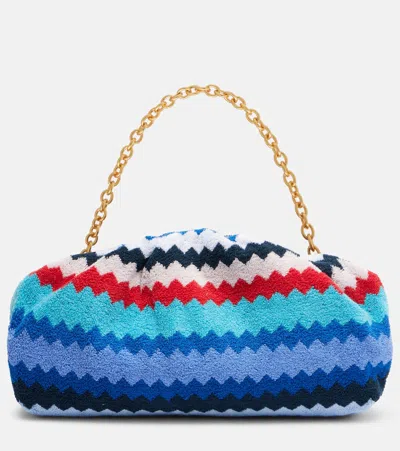 Missoni Zigzag Terry Clutch In Multi