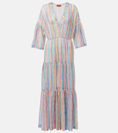Missoni Zigzag Tiered Beach Dress