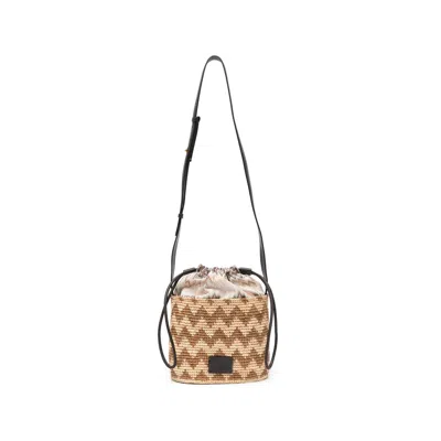 Missoni Zig-zag Top Handle Bucket Bag