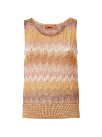 Missoni Zigzag Top In Neutral