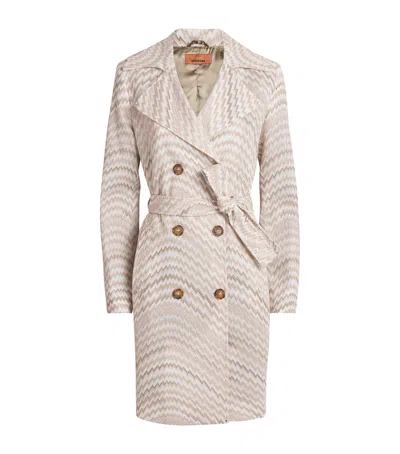 MISSONI ZIGZAG TRENCH COAT