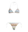 Missoni Zigzag Triangle Bikini In Multi