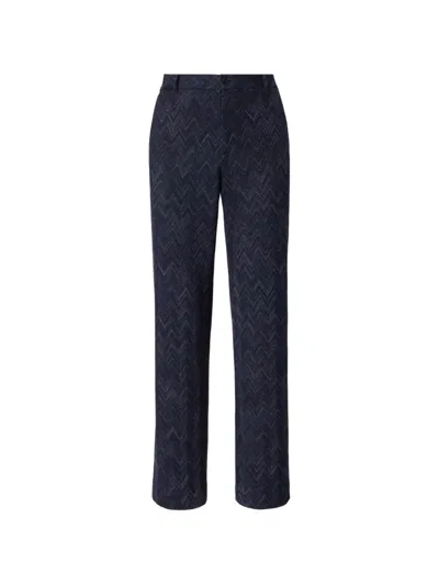 Missoni Zigzag Trousers In Black