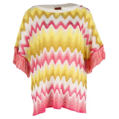 Missoni Zigzag Tunic In Multicolor Rayon
