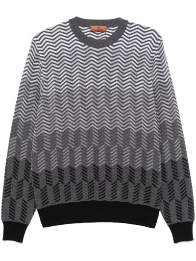 MISSONI ZIGZAG VIRGIN WOOL SWEATER