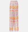 Missoni Chevron-pattern Palazzo Trousers