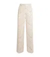 Missoni Zigzag Wide-leg Tailored Trousers In White