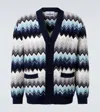 Missoni The Cardigan In Wool And Cotton With Zigzag In Multi