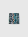 Missoni Zigzag Wool-cotton Mini Skirt In Multicoloured