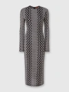 Missoni Striped Sequin-embellished Knitted Cardigan In Black & White
