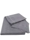 Missoni Zigzag-woven Bedding Set In Grey