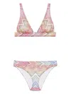 Missoni Zigzag-woven Bikini In Orange