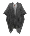 Missoni Zigzag-woven Cape In Black