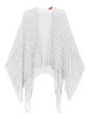 Missoni Zigzag-woven Cape In Grey