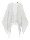 Missoni Zigzag-woven Cape In Grey