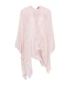Missoni Zigzag-woven Cape In Pale Pink