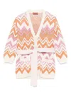 Missoni Zigzag-woven Cardigan In White