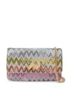 MISSONI ZIGZAG WOVEN CLUTCH BAG