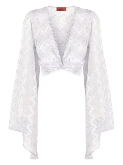 Missoni Zigzag-woven Cover-up In White