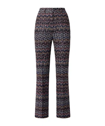 Missoni Serrated Casual Pants In Multi-color