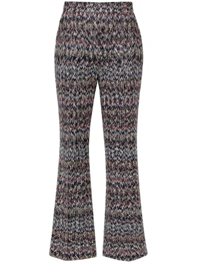 Missoni Serrated Casual Pants In Multi-color