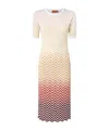 Missoni Zigzag-woven Midi Dress In White