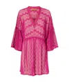 Missoni Zigzag-woven Mini Dress In Pink