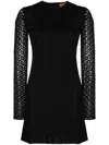 Missoni Zigzag-woven Mini Dress In Black