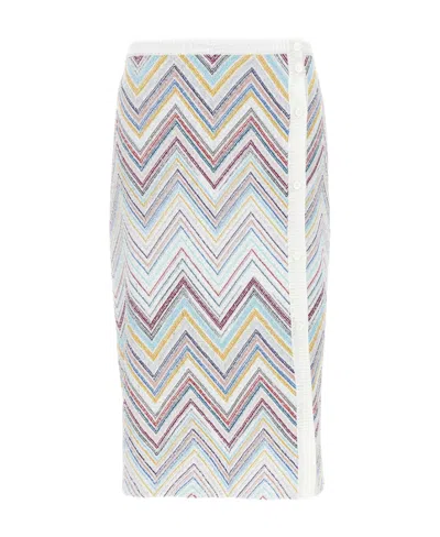 MISSONI ZIGZAG-WOVEN PENCIL SKIRT