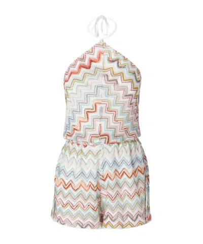 MISSONI ZIGZAG-WOVEN PLAYSUIT
