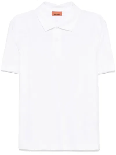 Missoni Zigzag-woven Polo Shirt In S01fr White