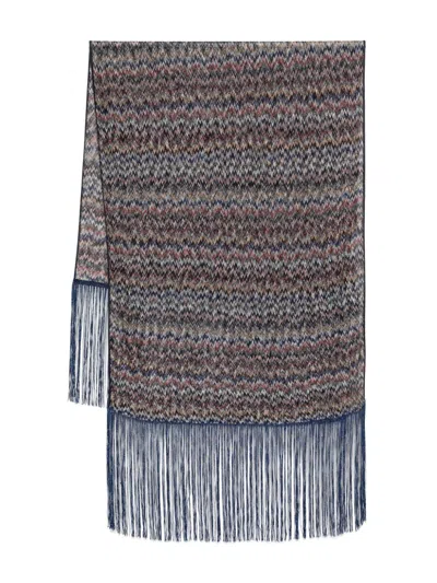 Missoni Zigzag-woven Scarf In Multicolor